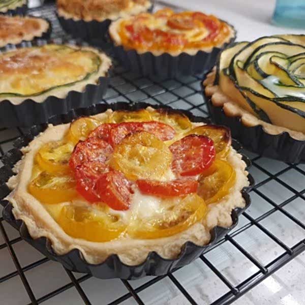 vegetable quiche online cooking class